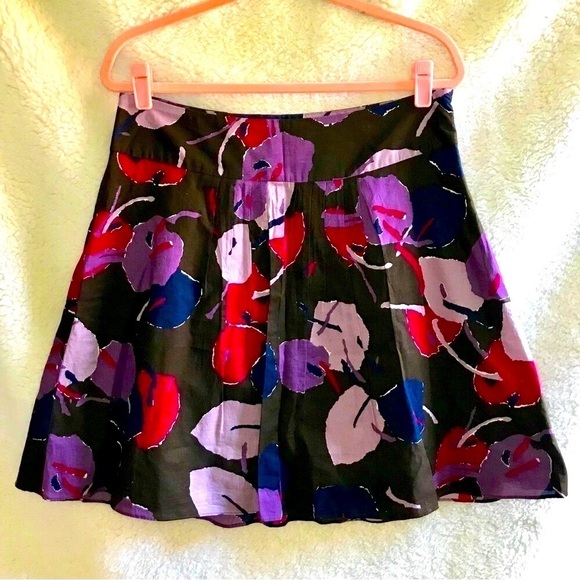 MOSSIMO A-line multi color cotton skirt Size 6 - Picture 7 of 9